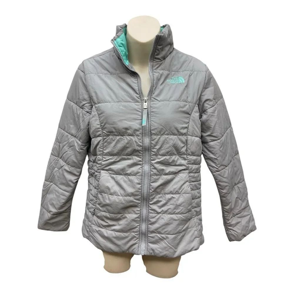 The North Face Kids Gray Puffer Jacket Size 14/16 Girls